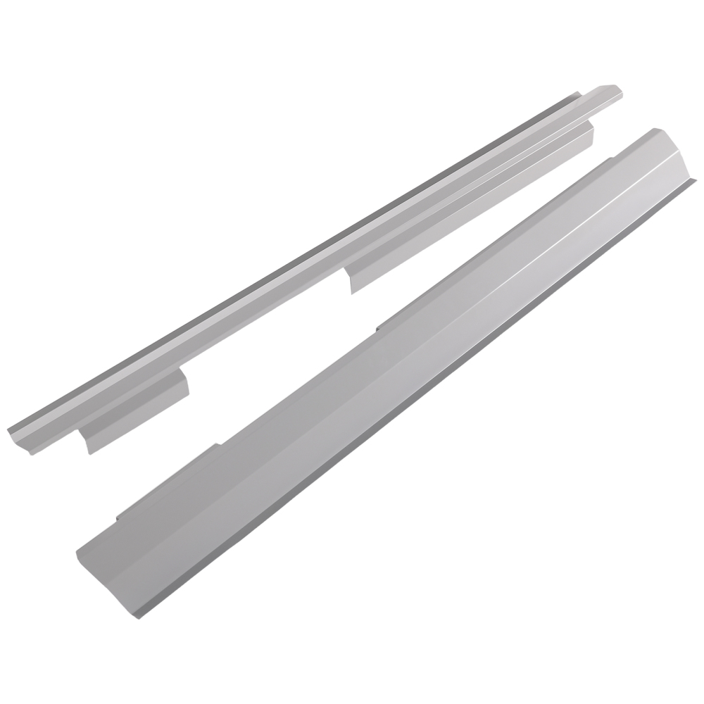 LHRH Slip On Rocker Panels Set Steel compatible for Jeep Liberty 4 Door 2002-2007