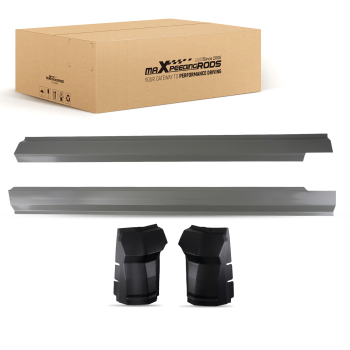 LeftRight Rocker PanelsCab Corners compatible for Ram 1500 2500 3500 2009-2018 Extended