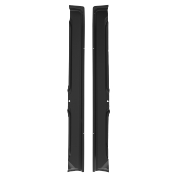 Cab Corners Rocker Panels compatible for RAM 1500 2500 3500 2002-2008 4DR Steel Black