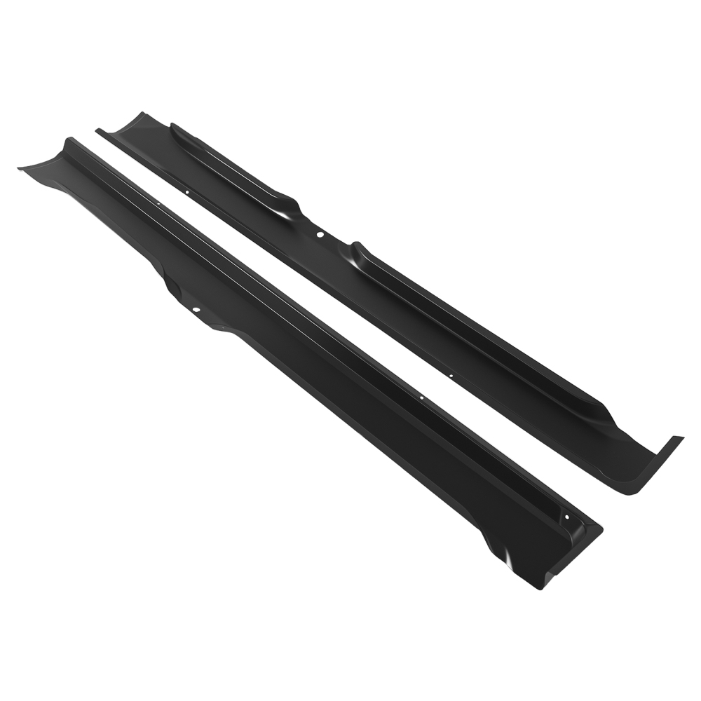 Cab Corners Rocker Panels compatible for RAM 1500 2500 3500 2002-2008 4DR Steel Black