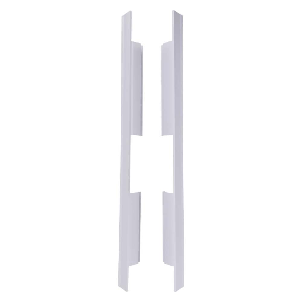 Pair Rocker Panel compatible for Ford Expedition 07-17 Zinc Plated Direct Fit Steel