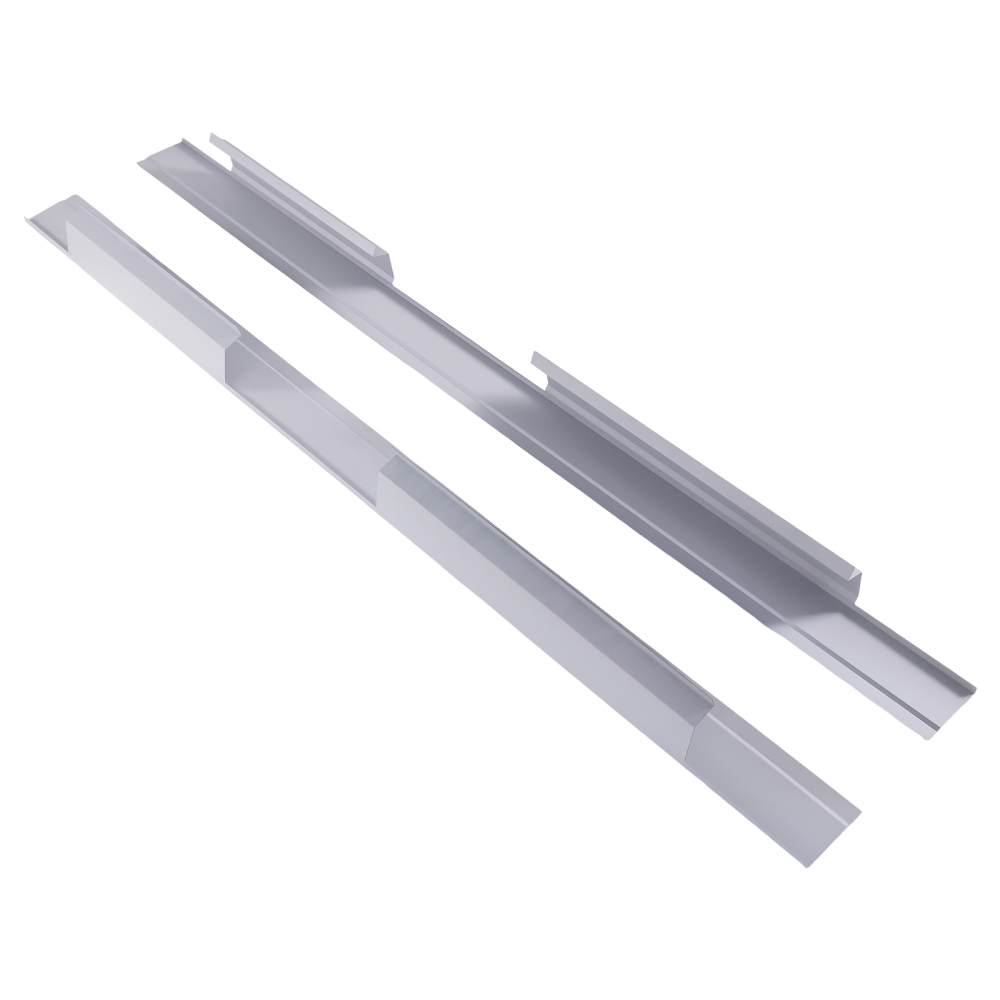 Pair Rocker Panel compatible for Ford Expedition 07-17 Zinc Plated Direct Fit Steel