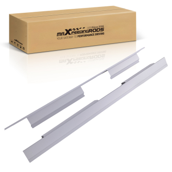 Pair Rocker Panel compatible for Ford Expedition 07-17 Zinc Plated Direct Fit Steel