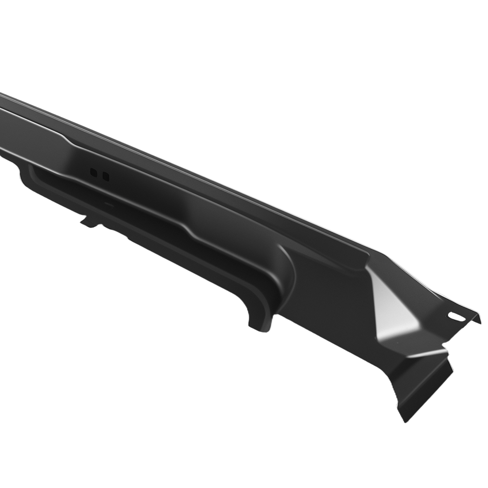 LHRH Rocker Panel compatible for Ford F-150 2009-2014 Super Cab Steel Pair Black