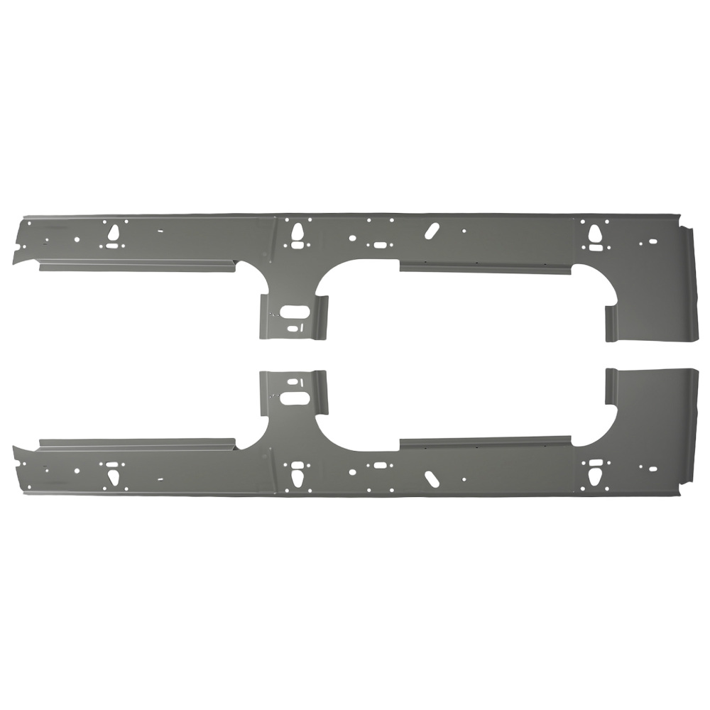 Pair Inner Rocker Panel compatible for Ford F250/F350 Super Duty Pickup 1999-2017 Steel