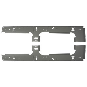 Pair Inner Rocker Panel compatible for Ford F250/F350 Super Duty Pickup 1999-2017 Steel