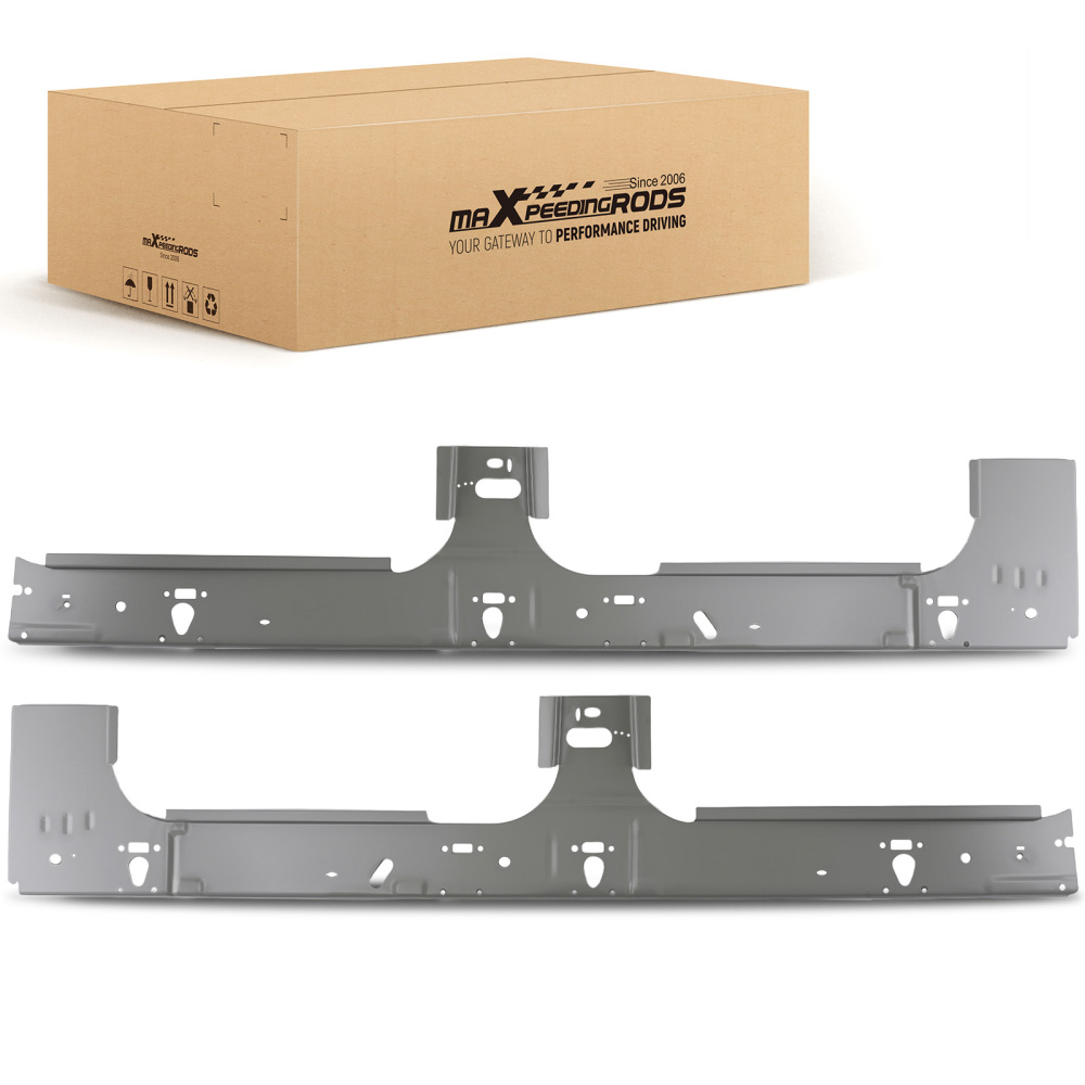 Pair Inner Rocker Panel compatible for Ford F250/F350 Super Duty Pickup 1999-2017 Steel