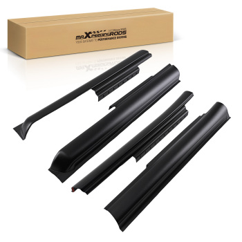 Rocker Panel compatible for Jeep Wrangler JK 2007-2016 4-Door Black 02RPA3953ABK New