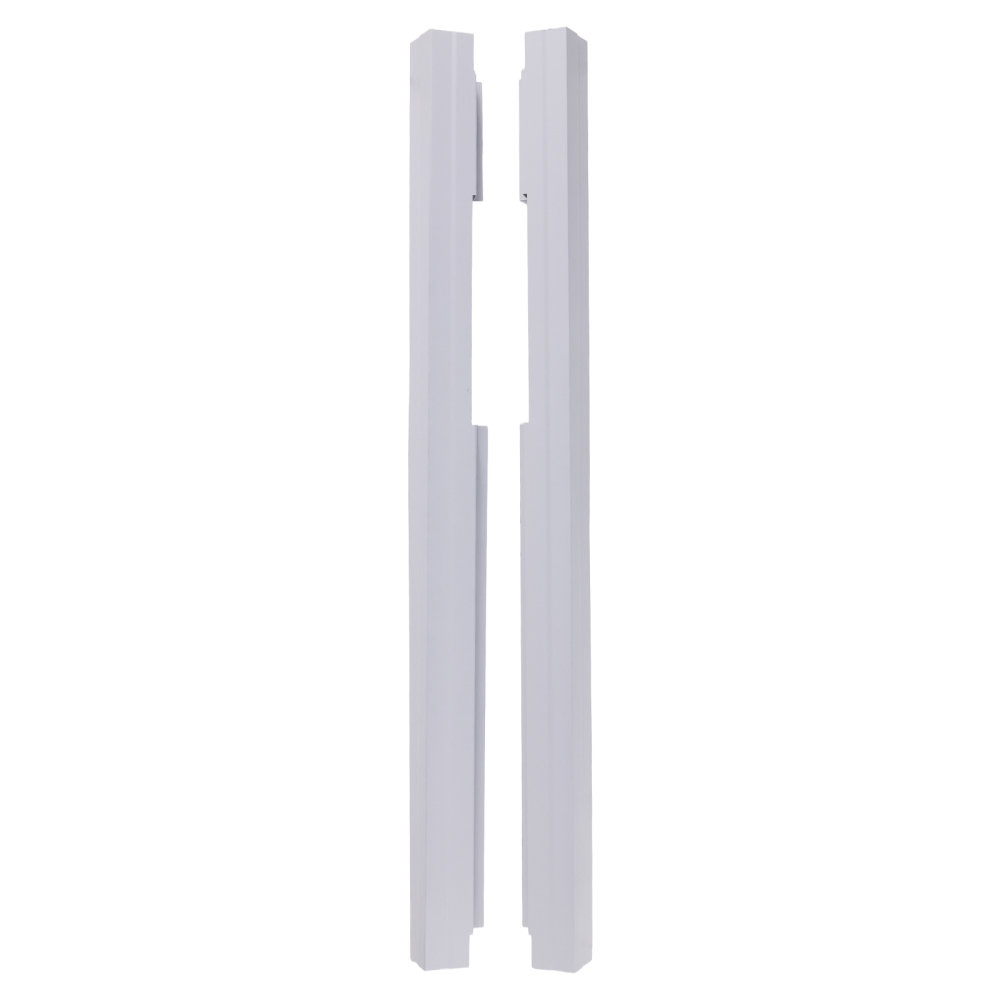 Pair Slip On Rocker Panels compatible for Silverado Sierra GMC Sierra 2007-2013 Crew Cab