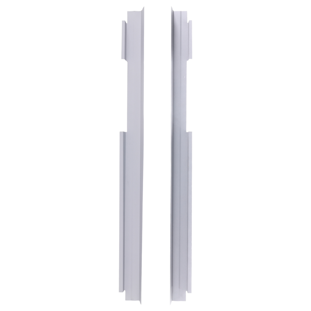 Pair Slip On Rocker Panels compatible for Silverado Sierra GMC Sierra 2007-2013 Crew Cab
