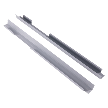Pair Slip On Rocker Panels compatible for Silverado Sierra GMC Sierra 2007-2013 Crew Cab