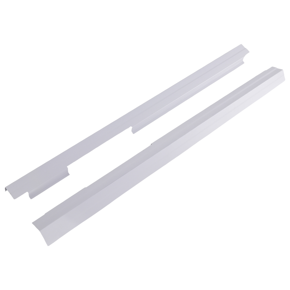 Pair Slip On Rocker Panels compatible for Silverado Sierra GMC Sierra 2007-2013 Crew Cab