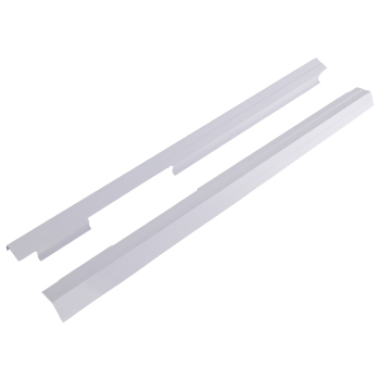 Pair Slip On Rocker Panels compatible for Silverado Sierra GMC Sierra 2007-2013 Crew Cab