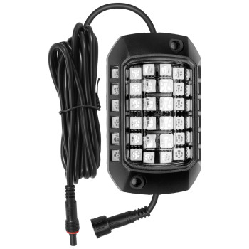 12Pcs RGB Rock Lights For Car Truck ATV UTV SUV compatible for Jeep Waterproof LED Pods Remote