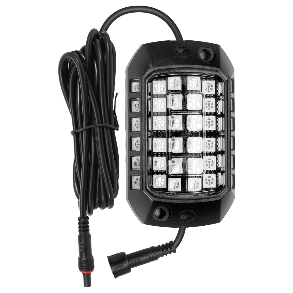 8 Pods RGB LED Rock Lights For Car Truck SUV ATV UTV compatible for Jeep Waterproof 12V DC