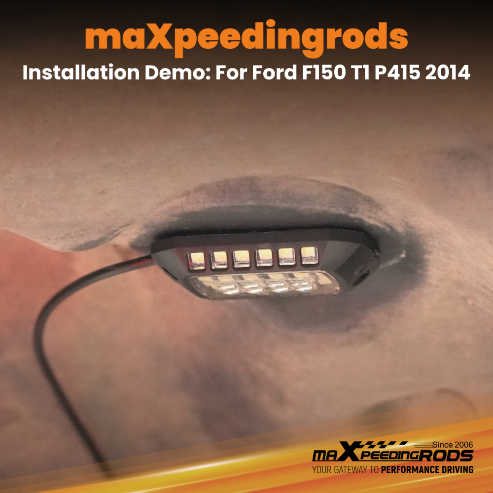 12 Pods Rock Lights Kit compatible for Jeep Truck ATV UTV SUV Universal compatible for White 6000K 7W