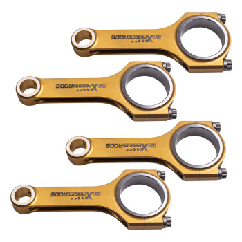 Bielle Gara 145mm compatibile per Fiat Abarth 131 Acciaio 4340 Forgiato con ARP 2000