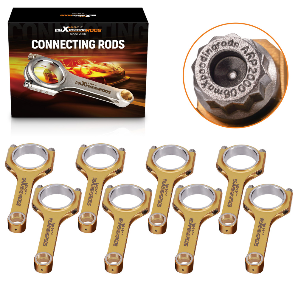 H Beam Connecting Rods compatible pour Toyota Lexus GS 460 08-11 avec ARP 2000 Boulons