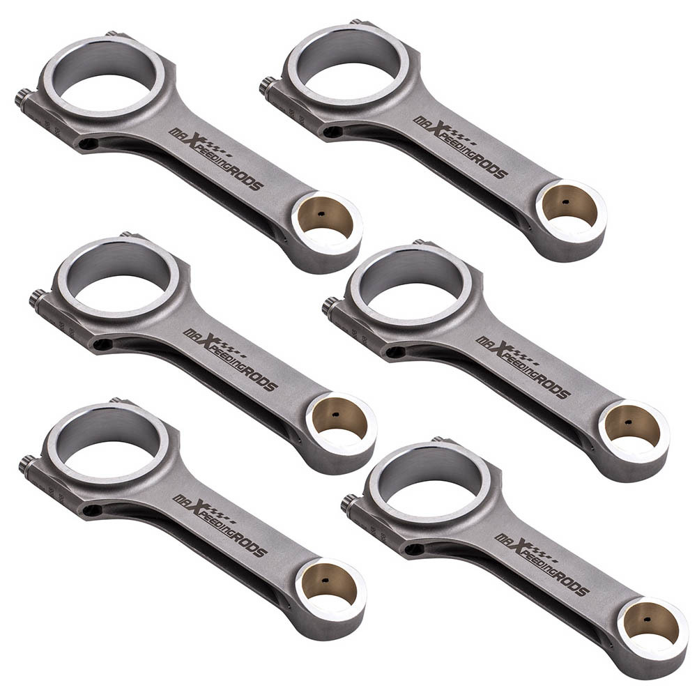 6x Conrods Connecting Rods Bielles ARP 2000 Bolts compatible pour BMW N55B30 S55B30 144.3mm