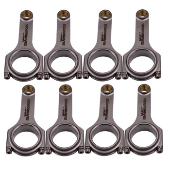H Beam 6.100 2.225 .945 Bronze Bush 4340 Connecting Rods compatible for Chevy LS3 V8