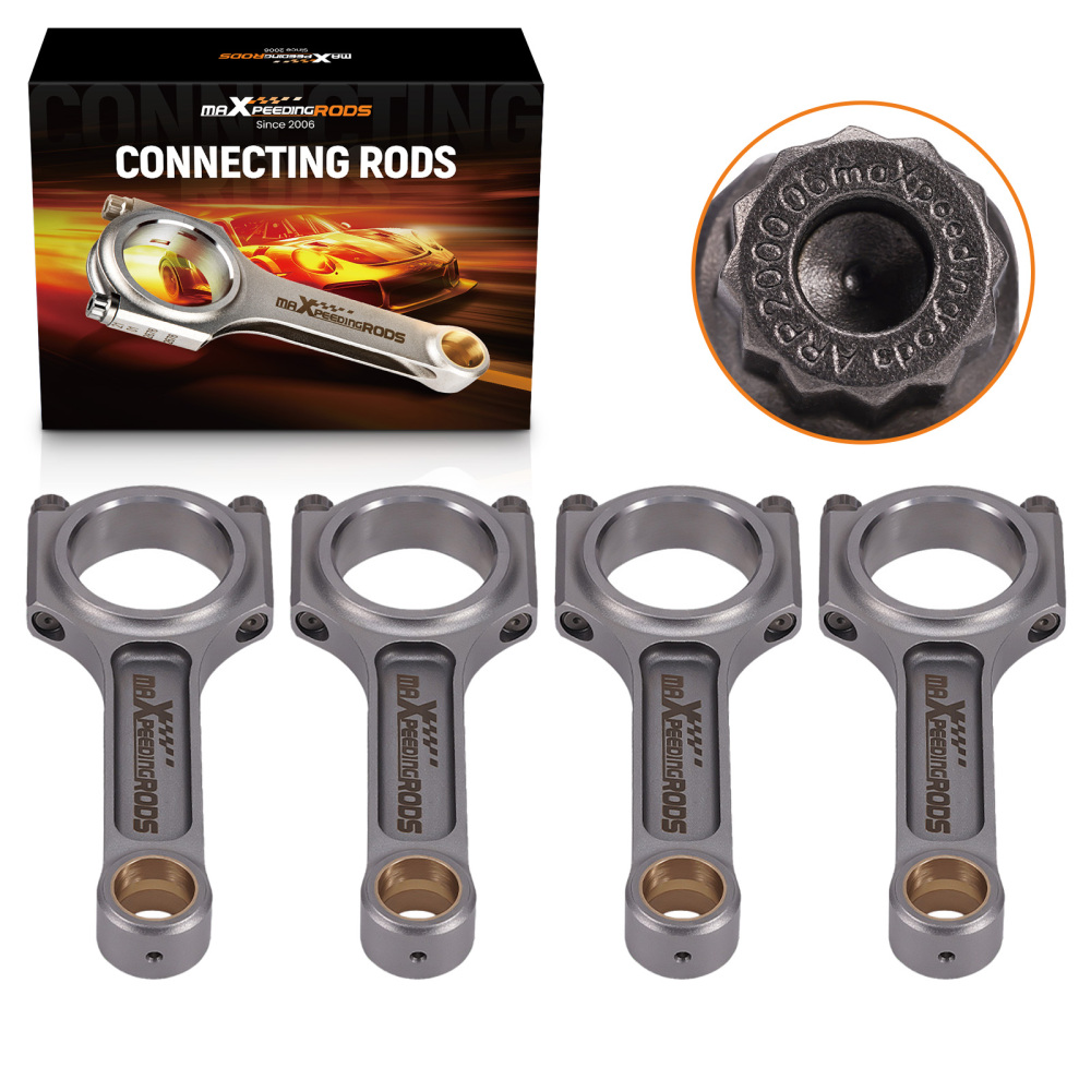 4x Connecting Rods Set compatible for Honda Civic Si turbo, CR-V, compatible for Acura CDX 2016 On 140.9mm