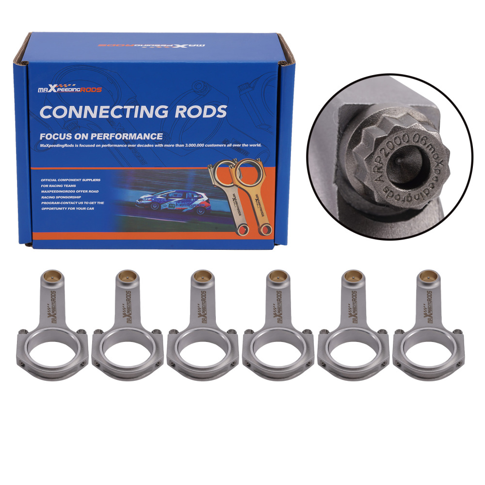 Bielles compatible pour Porsche 996 / 997 Non-Turbo 3.6L / 3.8L H beam ConRod Conrod ARP