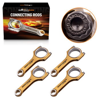 4 pcs Titanizing Bielle H-Beam Pleuel compatibile per VW Passat 3B5 97-00 Estate 1.8T Conrod