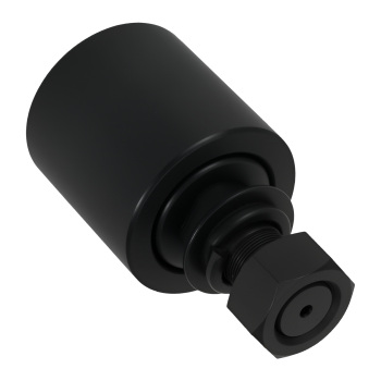 Black Steel Top Roller compatible for CASE CK25/CK28/CK32 RC208-21904 Direct Replacement