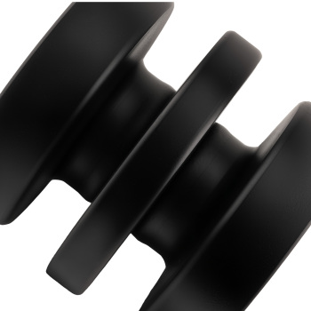 Black Bottom Roller compatible for Bobcat T550 T590 T595 T630 T650 T740 7228629 Steel