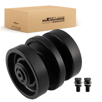 Black Bottom Roller compatible for Bobcat T550 T590 T595 T630 T650 T740 7228629 Steel