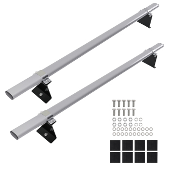 2 Bar Roof Rack compatible for Citroen Berlingo Van 2008-2018 85kg Carbon Steel 1355mm