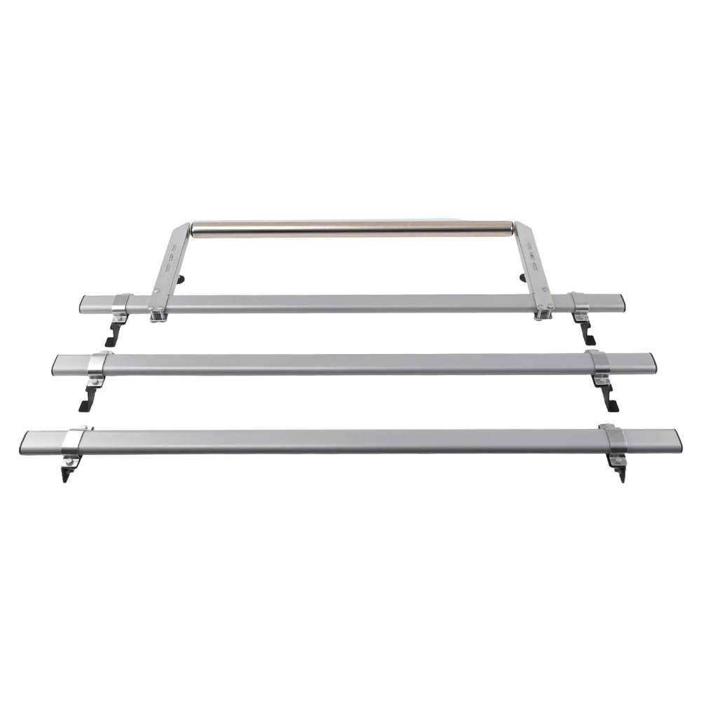 3 Bars Roof Rack compatible for Vauxhall Vivaro Van 2019-Onwards Zinc Plated Cargo Carrier