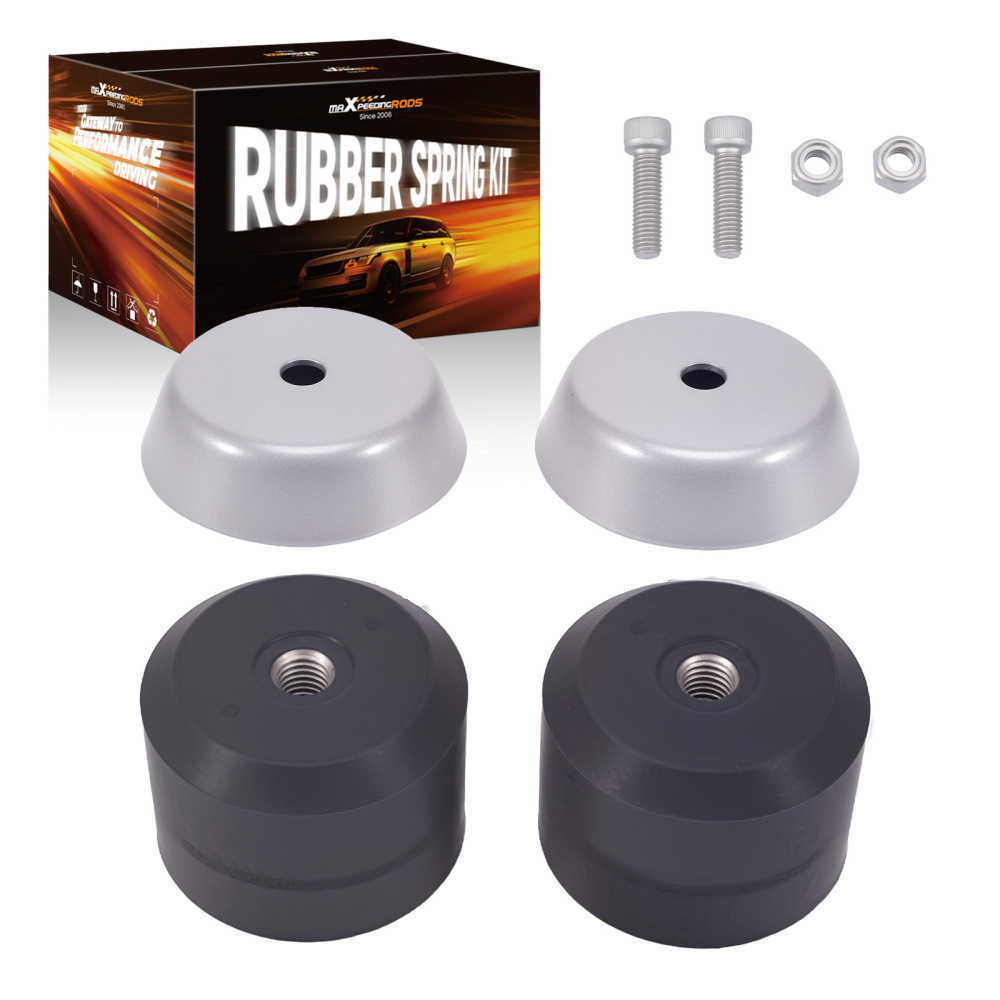 Front Left Right Rubber Spring Kit compatible for Lexus LX470 1998-2007 4WD 1000LBS