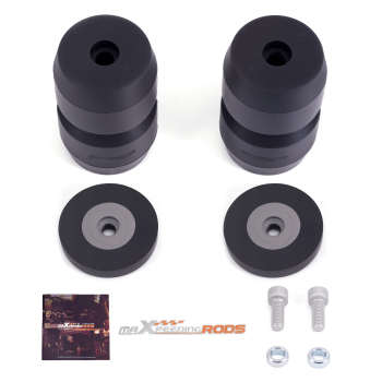 Rear Suspension Helper Spring Kit 2400 lbs compatible for Jeep JK Wrangler 4WD 2007 - 2018