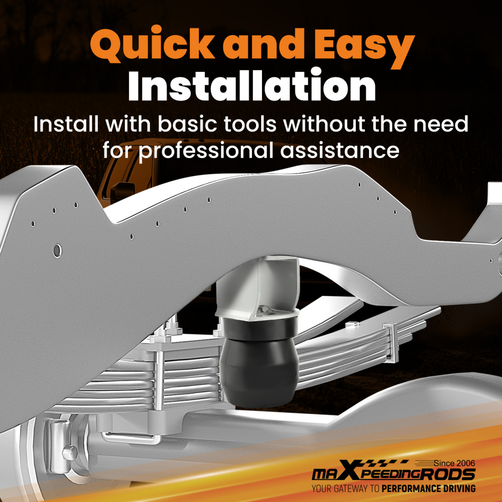 Rear Suspension Helper Spring Kit compatible for Ford F-150 2004-2013 2014