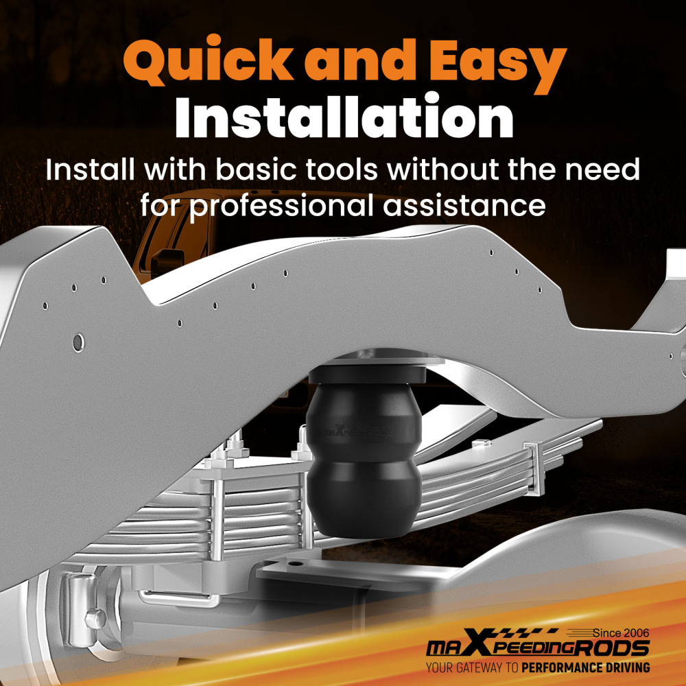 MaXpeedingrods Suspension Rubber Helper Spring Kit compatible for Ford F-250 2005-2010