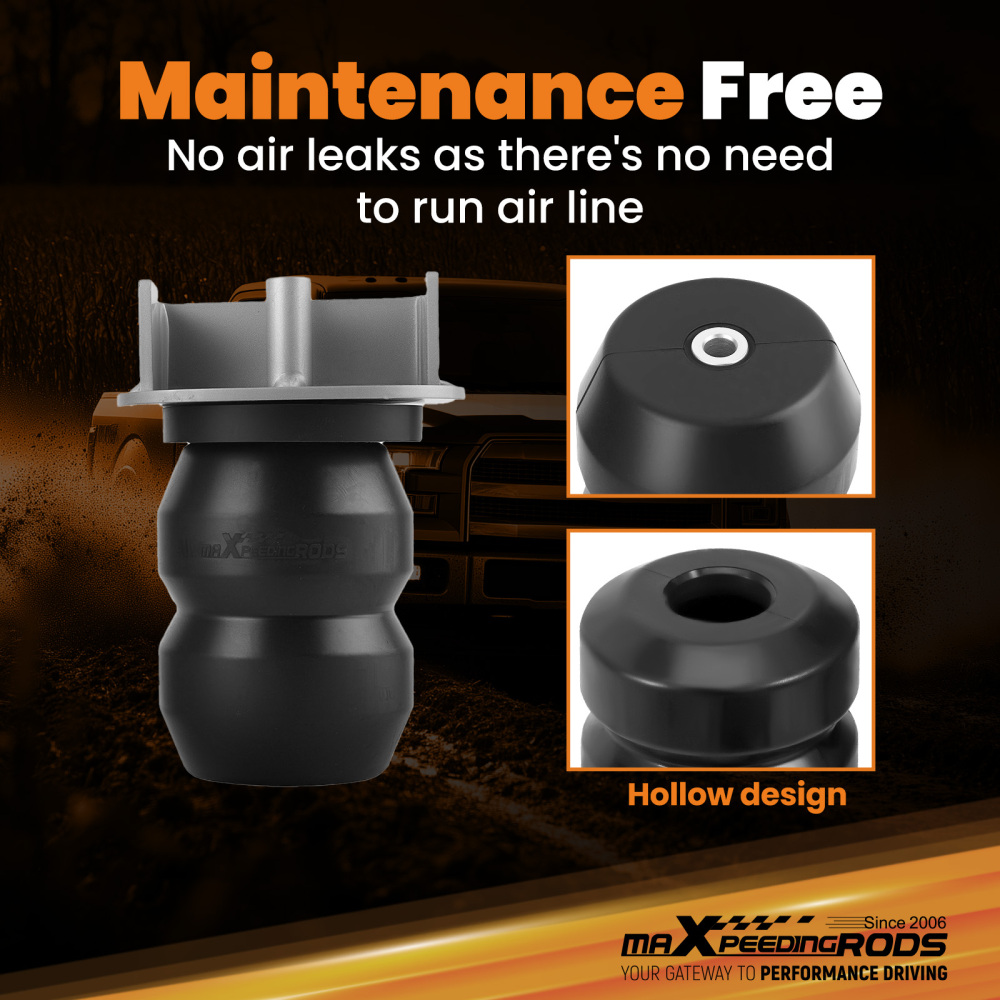 MaXpeedingrods Suspension Rubber Helper Spring Kit compatible for Ford F-250 2005-2010