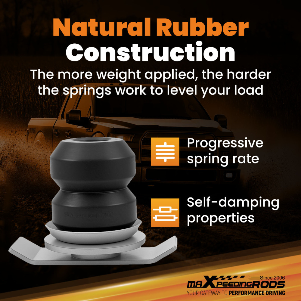 Rear Suspension Helper Spring Kit compatible for Nissan Frontier compatible for Toyota Tundra 2005-2021