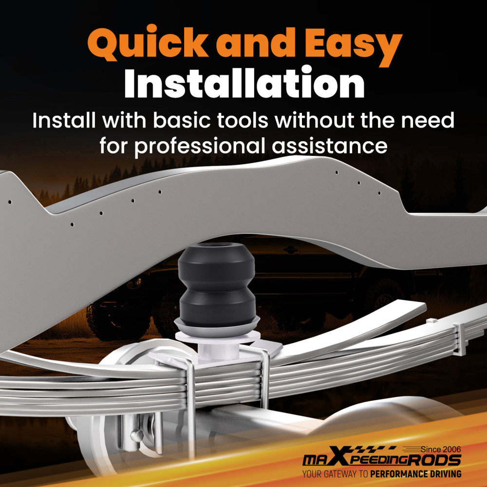 Rear Suspension Helper Spring Kit compatible for Nissan Frontier compatible for Toyota Tundra 2005-2021