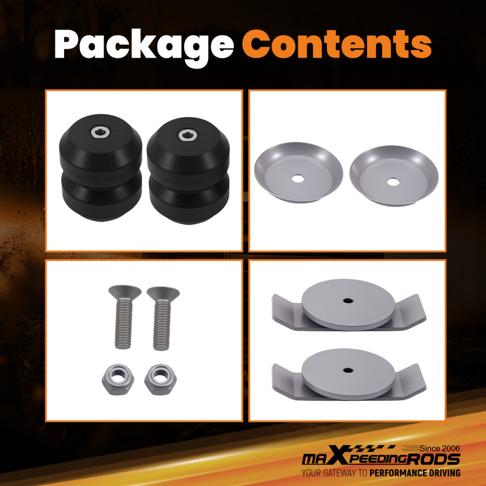 Rear Suspension Helper Spring Kit compatible for Nissan Frontier compatible for Toyota Tundra 2005-2021