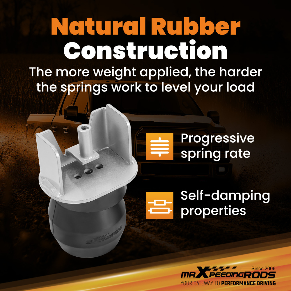 Rear Suspension Helper Spring Kit compatible for Ford F250 F350 Super Duty 2005-2016