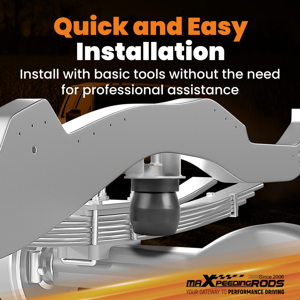 Rear Suspension Helper Spring Kit compatible for Ford F250 F350 Super Duty 2005-2016