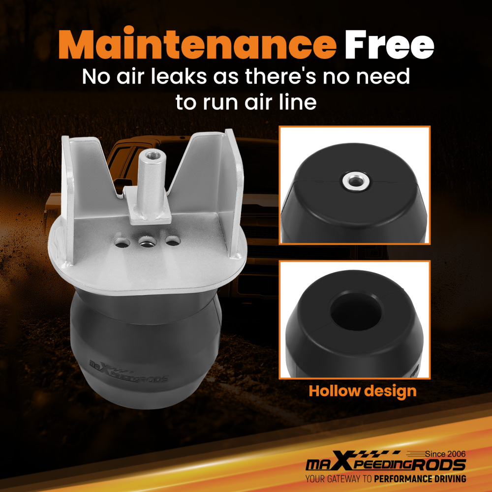 Rear Suspension Helper Spring Kit compatible for Ford F250 F350 Super Duty 2005-2016