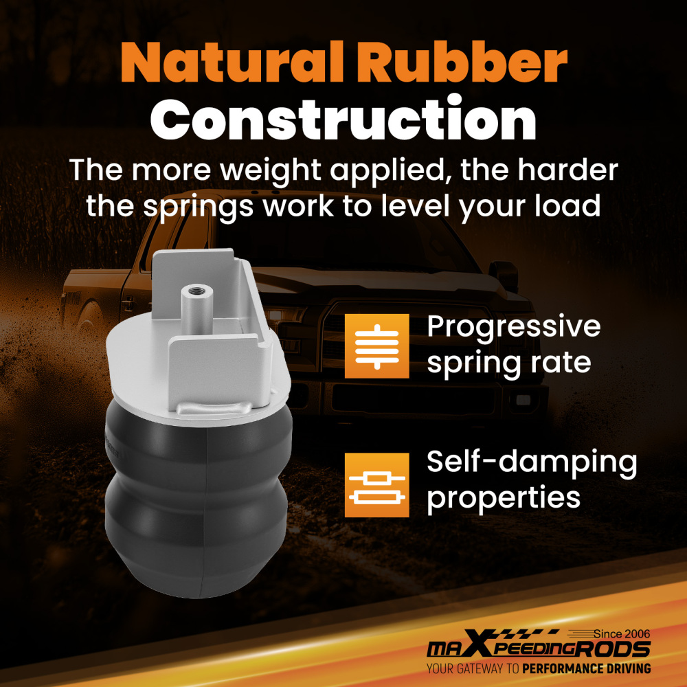 Rear Suspension Helper Spring Kit compatible for Ford F-350 Super Duty 1999-2016