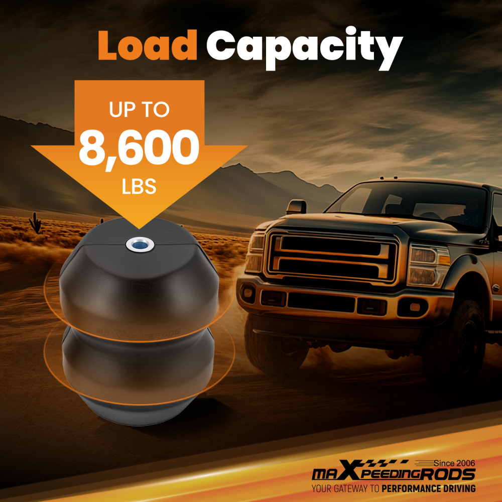 Rear Suspension Helper Spring Kit compatible for Ford F-350 Super Duty 1999-2016