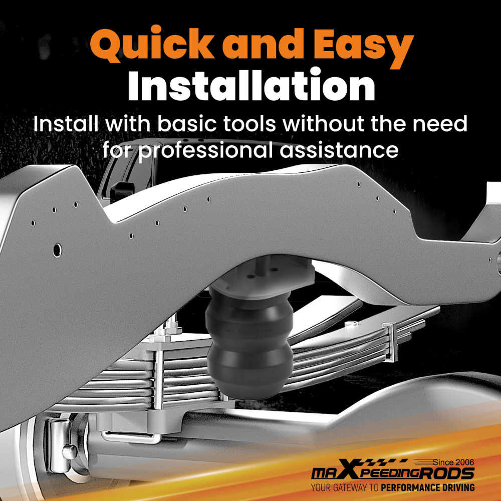 Rear Suspension Helper Spring Kit compatible for Ford F-350 Super Duty 1999-2016