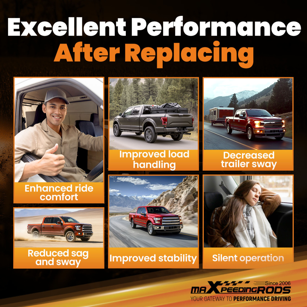 Rear Suspension Enhancement System compatible for Ford F-150 6.2L SVT Raptor Pickup