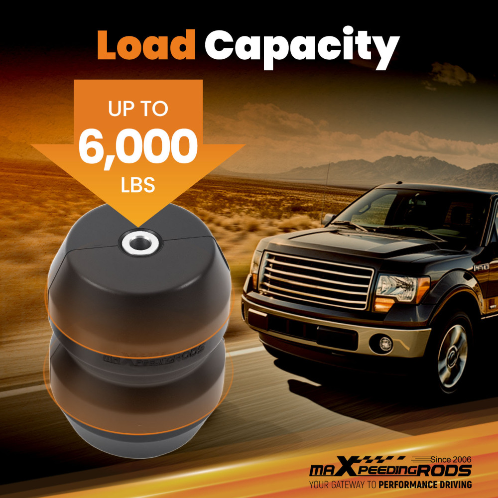 Rear Suspension Helper Spring Kit compatible for Ford F150 2WD 2004 - 2014