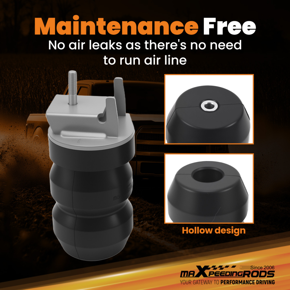 Rear Suspension Helper Spring Kit compatible for Ford F150 2WD 2004 - 2014