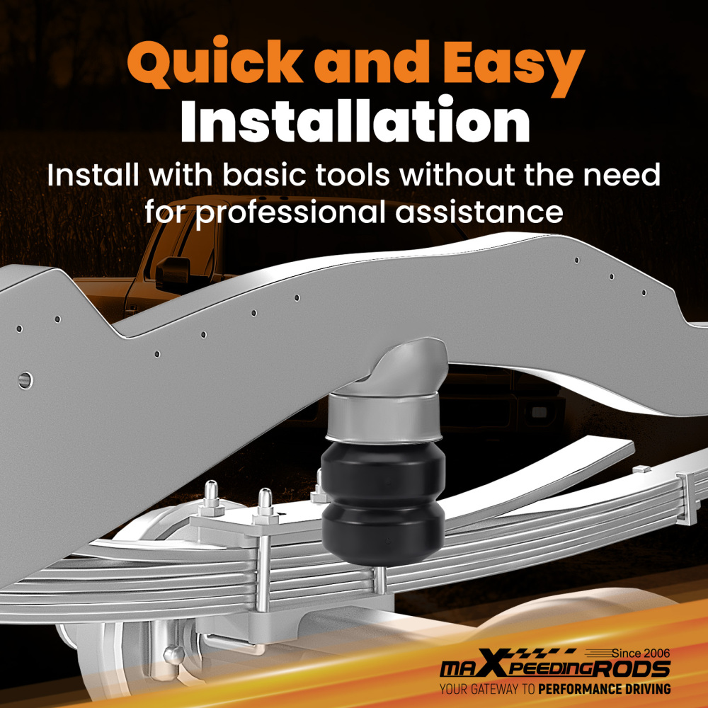 Rear Suspension Helper Spring Kit compatible for GMC Yukon XL 1500 2000-2016